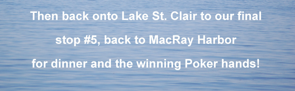 Poker run lake st clair
