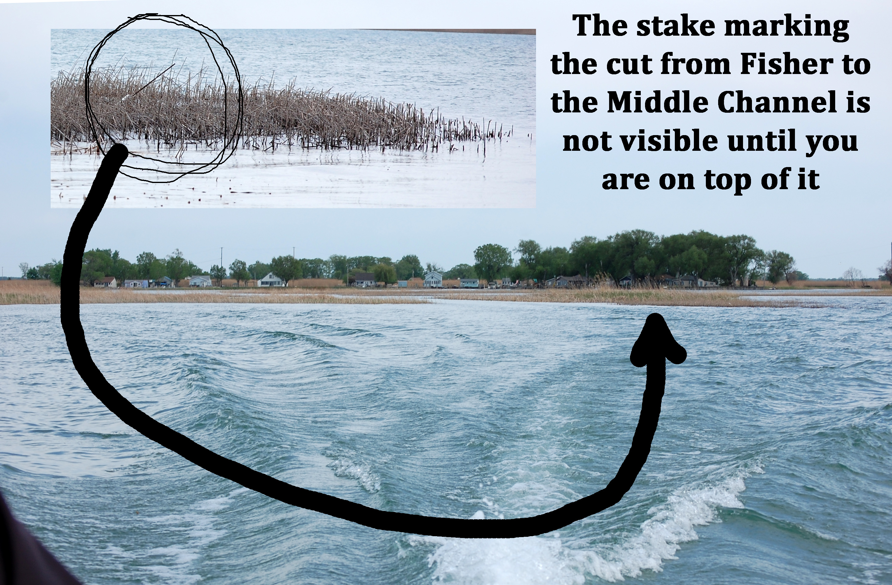 Lake St. Clair Cut from Fisher Bay