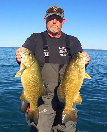 bass fishing lake st. clair