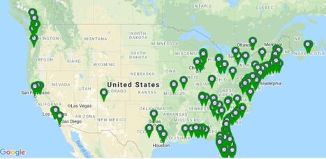 Lake St Clair Guide Magazine - Freedom Boat Map Of Locations 467x228 