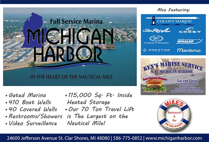 Michigan Harbor Marina Nautical Mile St. Clair Shores