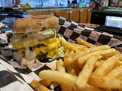 Mr B's burgers served at port o'call