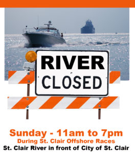 st. clair river closed august 1 2021