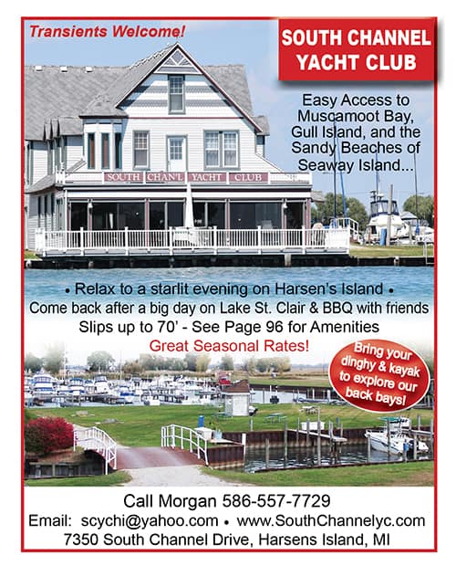 south channel yacht club harsens island
