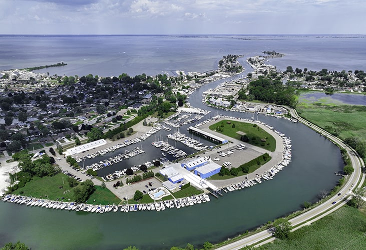 lambrecht marina aerial