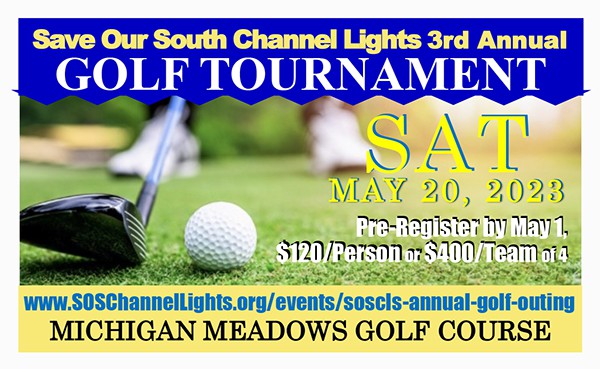 2023 may 20 save our south channel soscl lights golf outing
