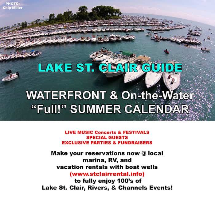 2022 events calendar lake st clair