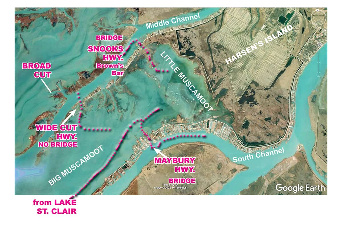 Lake St. Clair Guide Magazine When and Where is the Raft Off on Lake