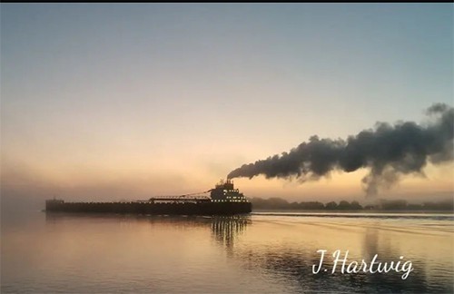 Judy Hartwig Photography st. clair river freighter 