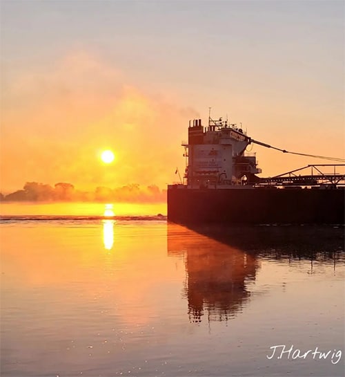 Judy Hartwig Photography st. clair river sunrise