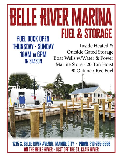 belle river marina fuel hoist marine city mi