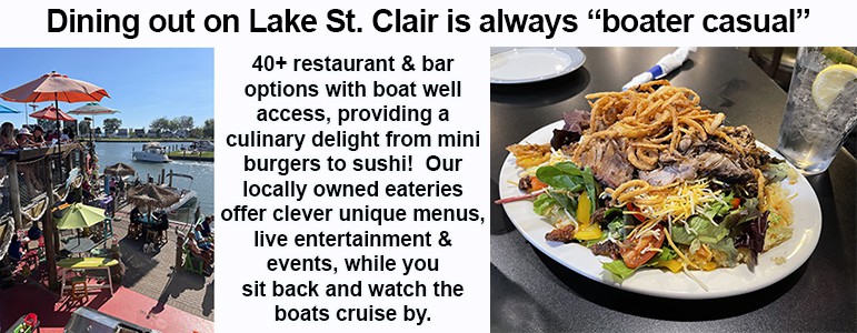 dining options lake st. clair