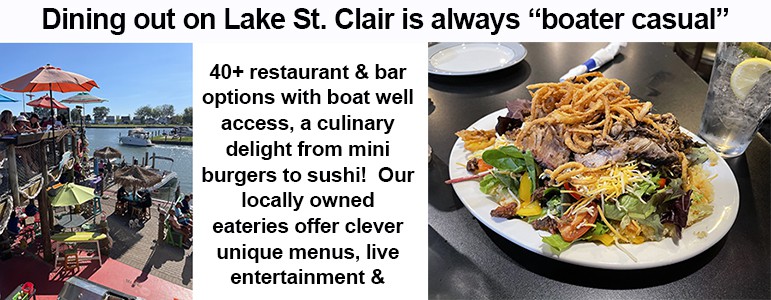 eat on lake st. clair