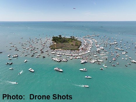 gull island jobbie nooner drone shots trevor walczy