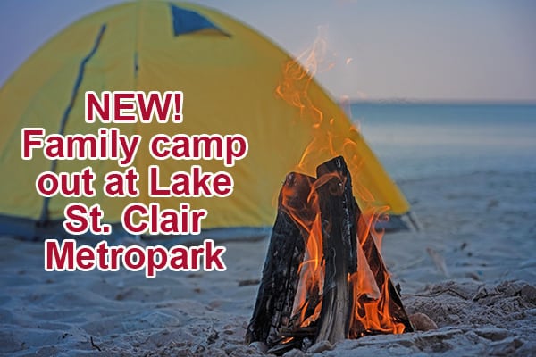 camp at lake st. clair metropark
