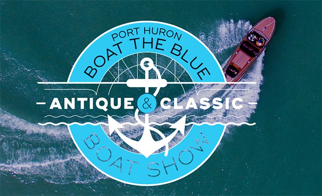 Boat the Blue Antique Boat Show Port Huron