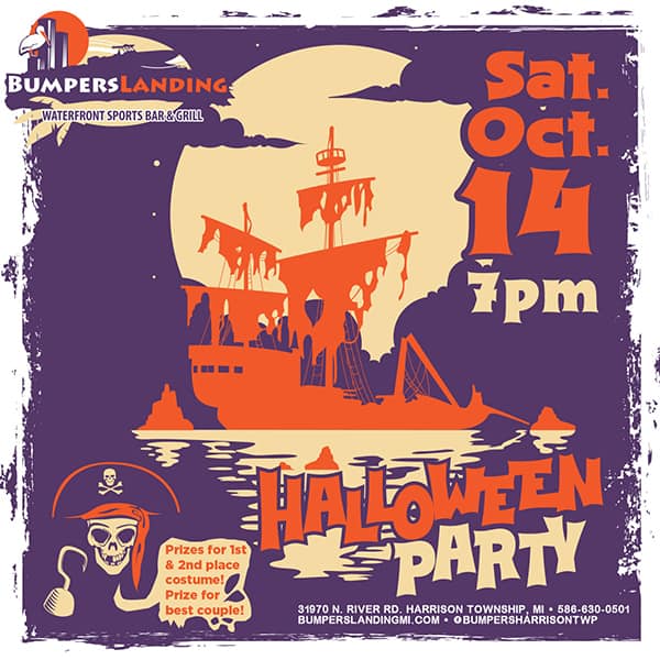 bumpers landing halloweenn party october 2023