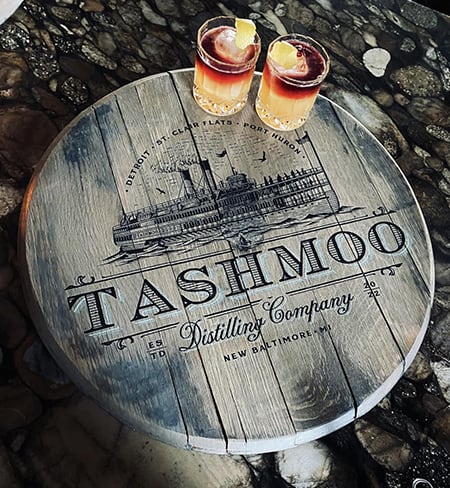 tashmoo distilling specialty cocktails new baltimore grand opening