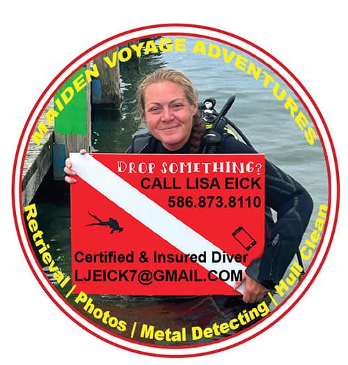 dive find lost items keys phone lake st clair