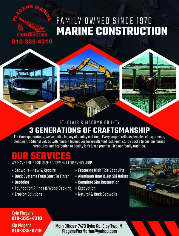 Plagens Marine Construction Lake St Clair