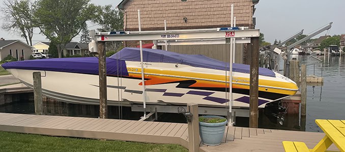Plagens Marine Construction Boat Hoists Lifts