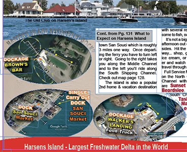 Harsens Island Restaurant Dockage