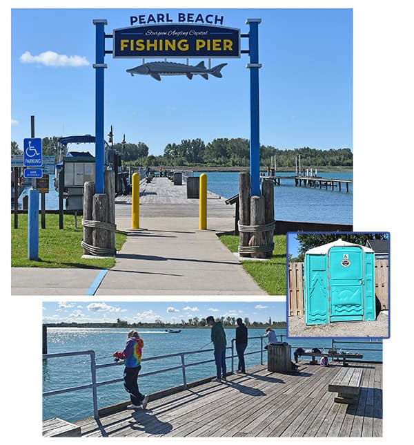 Pearl Beach Fishing Pier Algonac Clay Michigan
