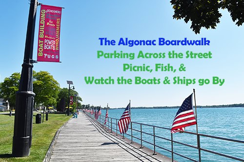 algonac boardwalk st clair river