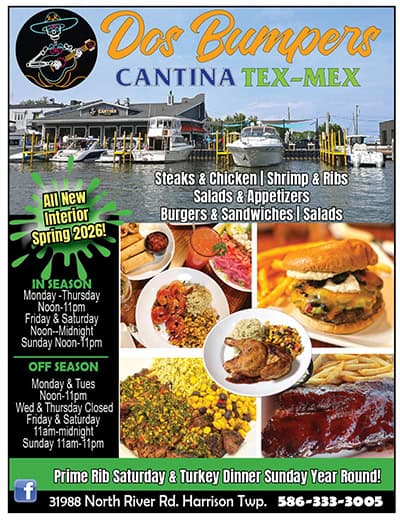 dos bumpers tex mex cantina harrison clinton river