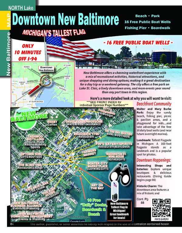 map downtown new baltimore 2026 restaurants shopping