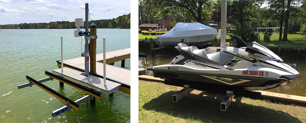 high tide pwc personal watercraft jet ski waverunner lifts
