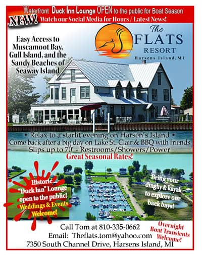 flats resort duck inn harsens island