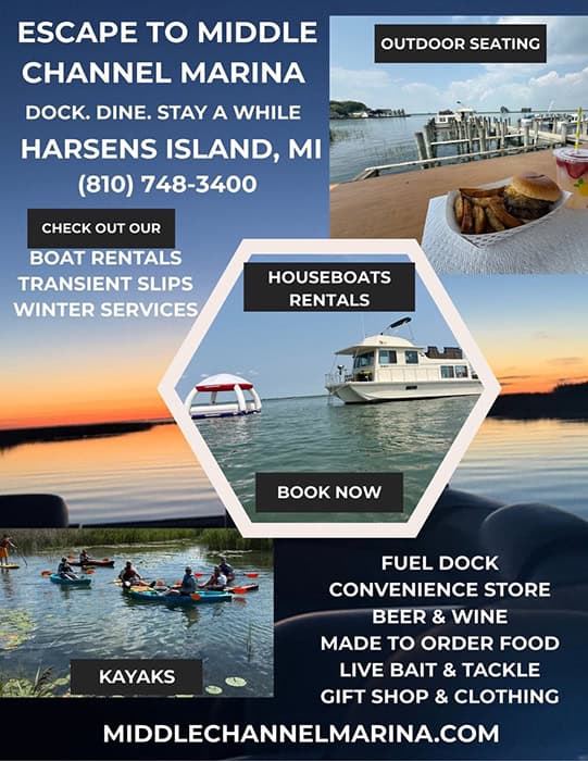 middle channel marina harsens island