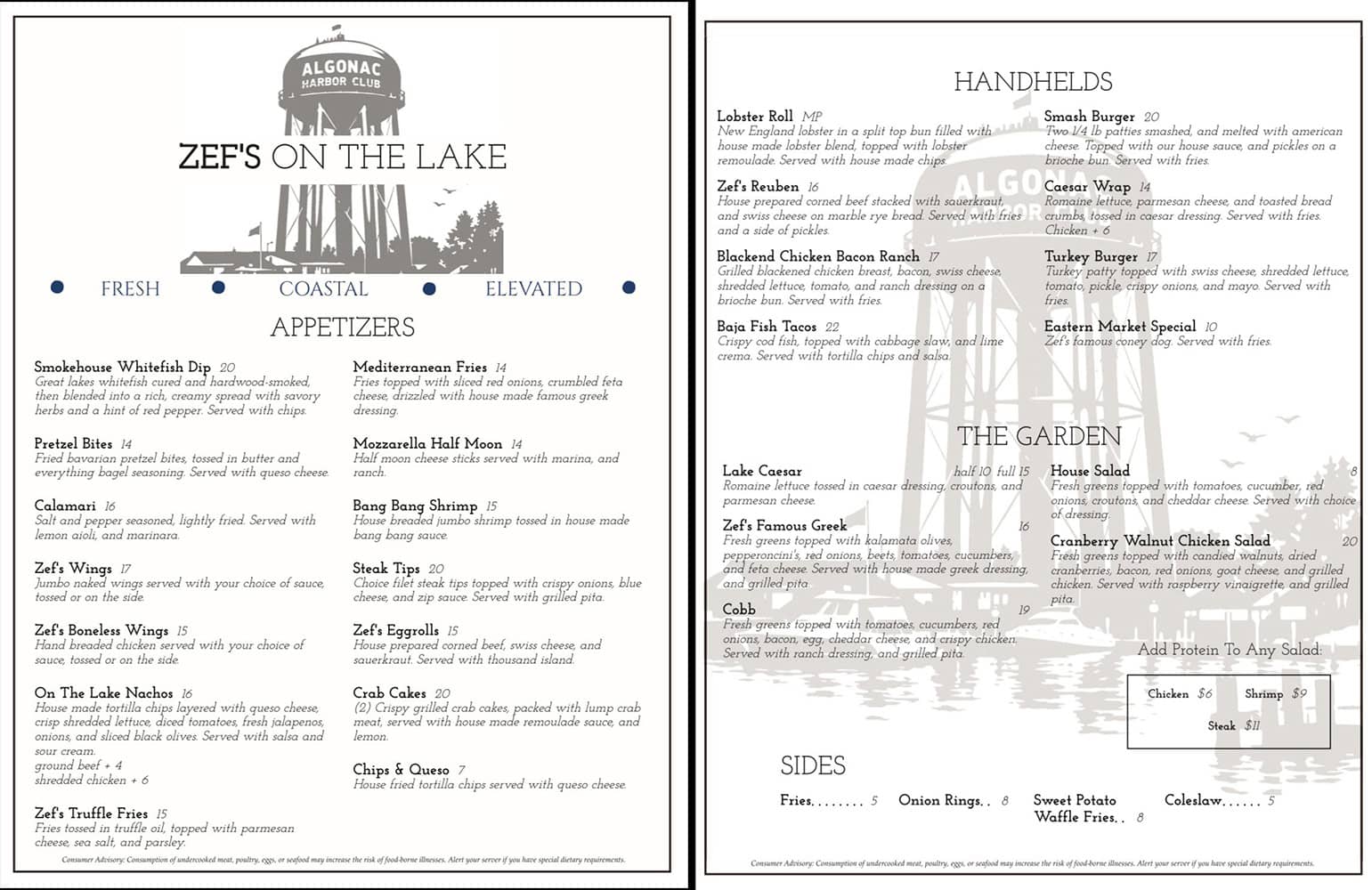 zefs on the lake menu june 2026